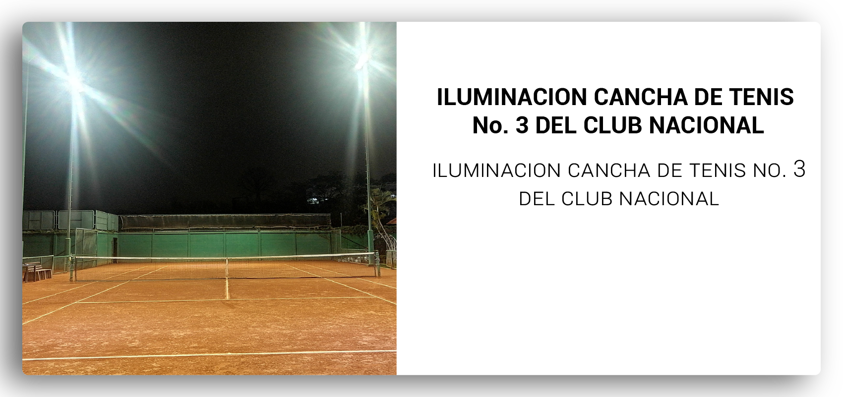 ILUMINACIÓN LED AV. LEON FEBRES CORDERO